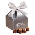 Cocoa Dusted Truffles in Silver Gift Box